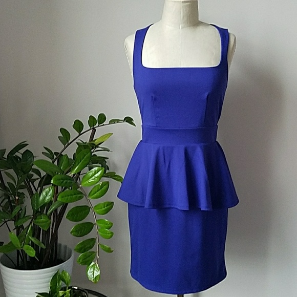 Bar III Dresses & Skirts - Peplum Tank Dress